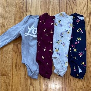 Long sleeve bodysuits